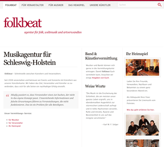 Webdesign - Folkbeat